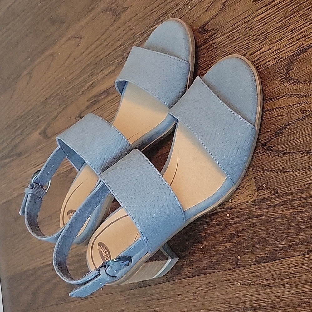 Dr. Scholl's Blue Heel Sandals